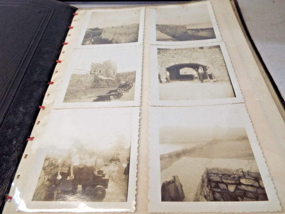 Antique 1950's Photo Album & Scrapbook Northeast Region Destinations